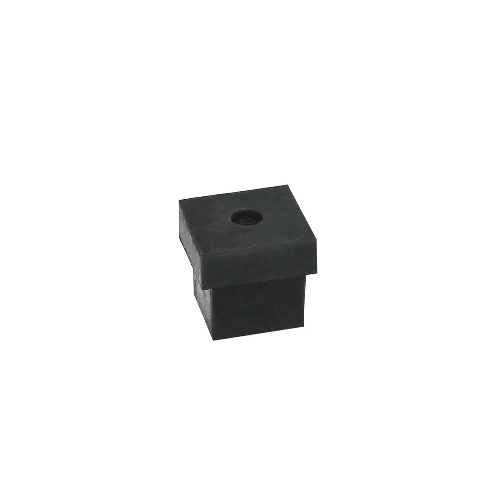 Ponteira borracha quadrada 36x36 mm saco 100 unidades