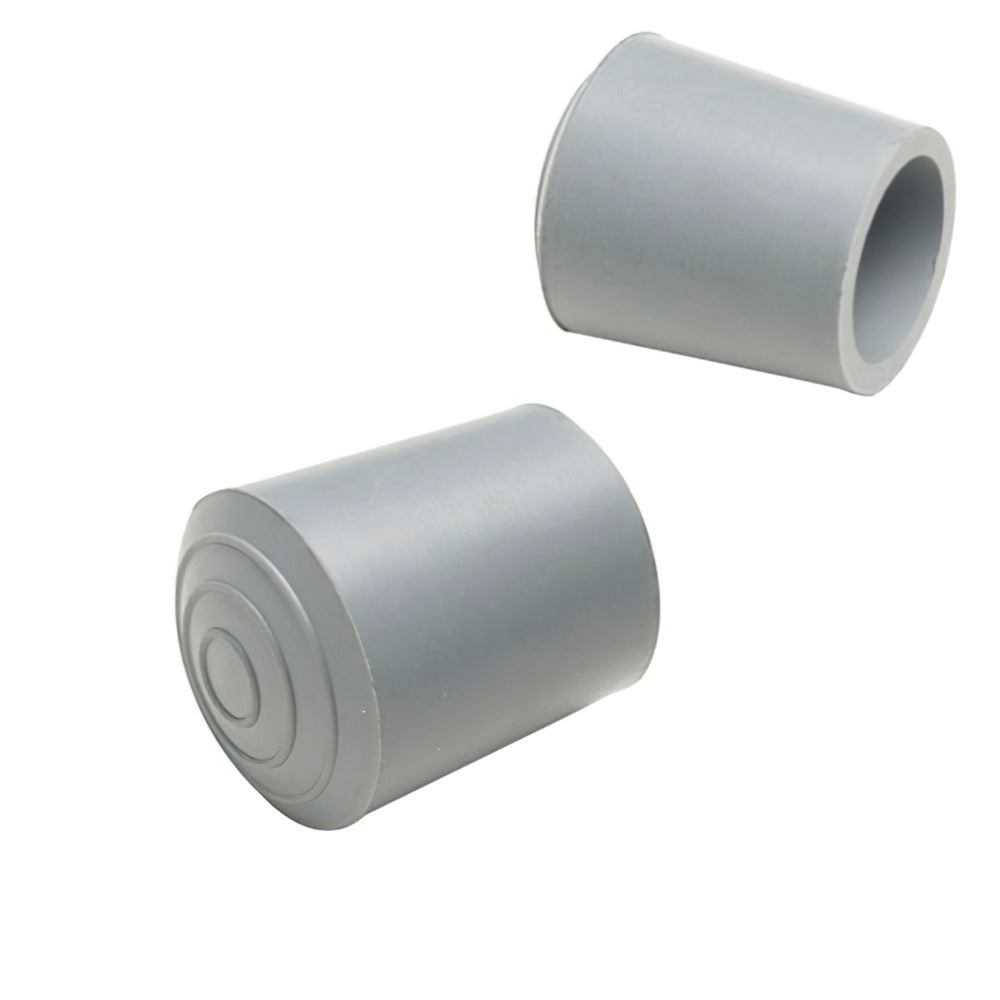Taco goma para andador  25 mm gris bolsa 100 unidades