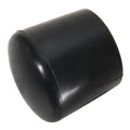 Contera plástico redonda exterior negra 14 mm bolsa 200 unidades