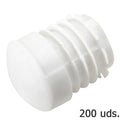 Contera plástico redonda interior blanca para tubo exterior ø 30 mm bolsa 200 unidades