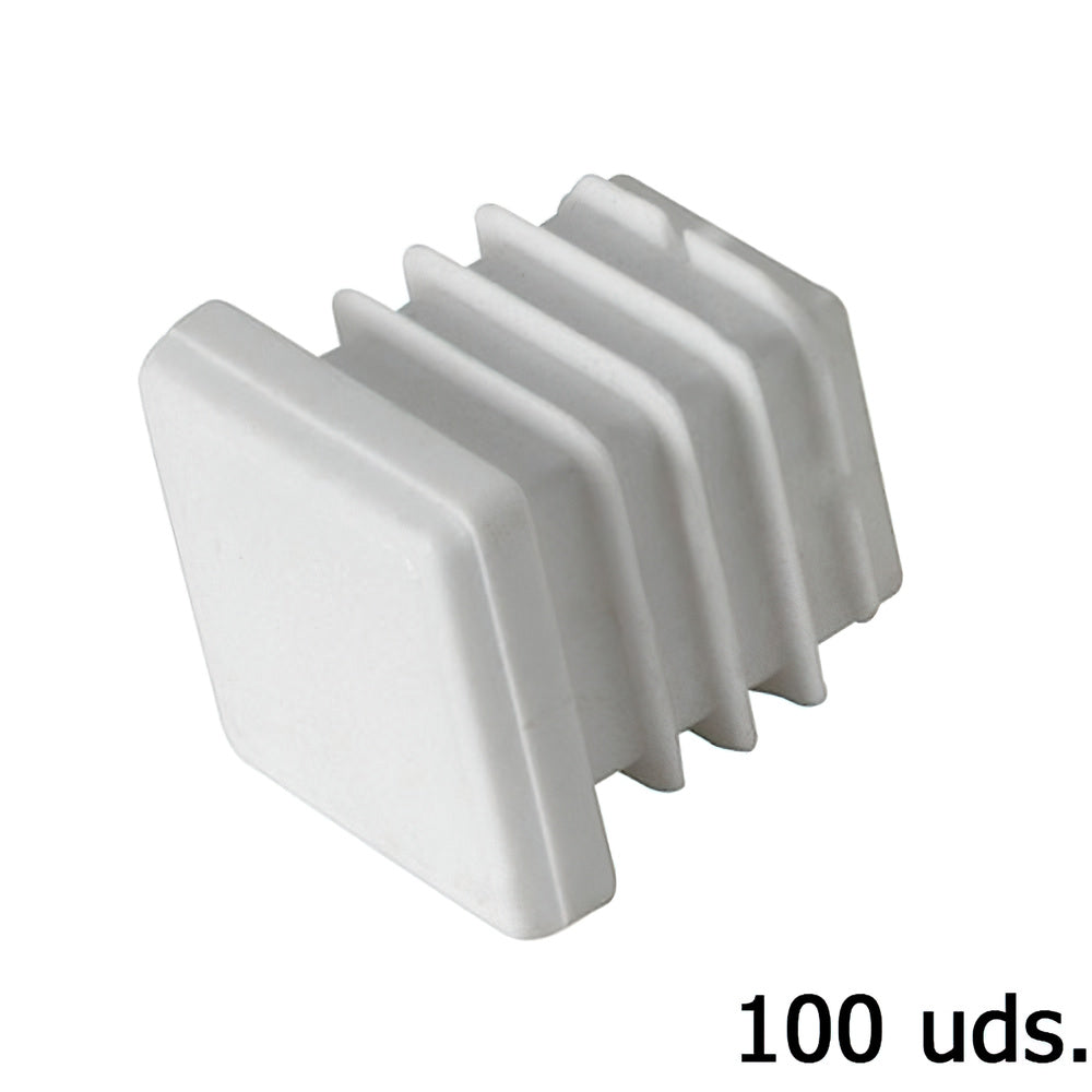 Contera plástico cuadrada 30x30 mm bolsa 100 unidades