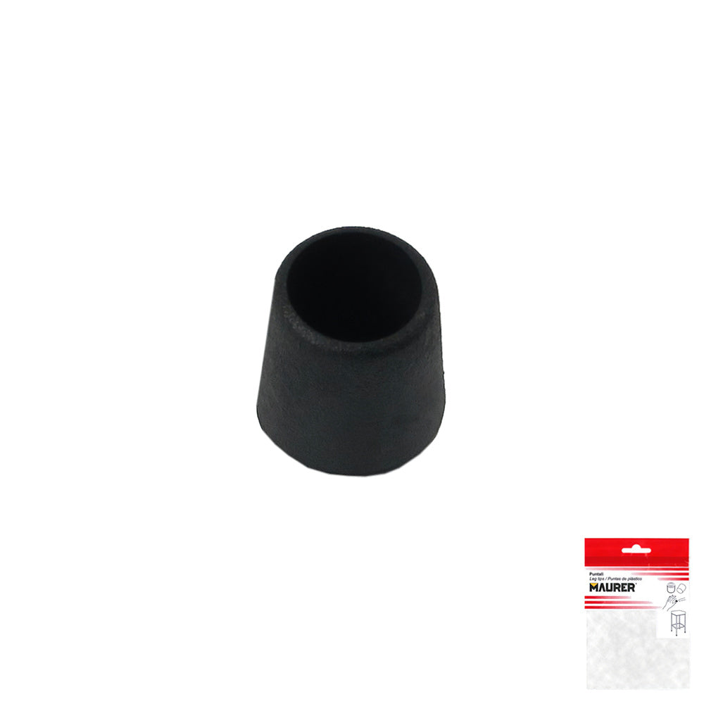 Black conical ferrule 10mm blister pack of 8 pieces.
