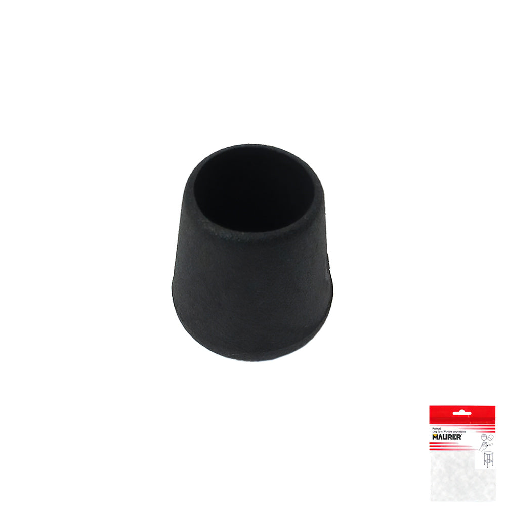 Black conical ferrule 12mm blister 8 pieces.