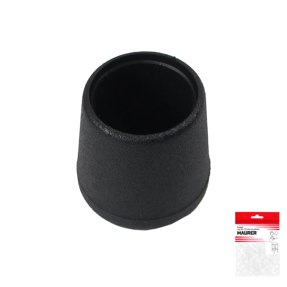 Conical black ferrule 18mm blister 8 pieces.