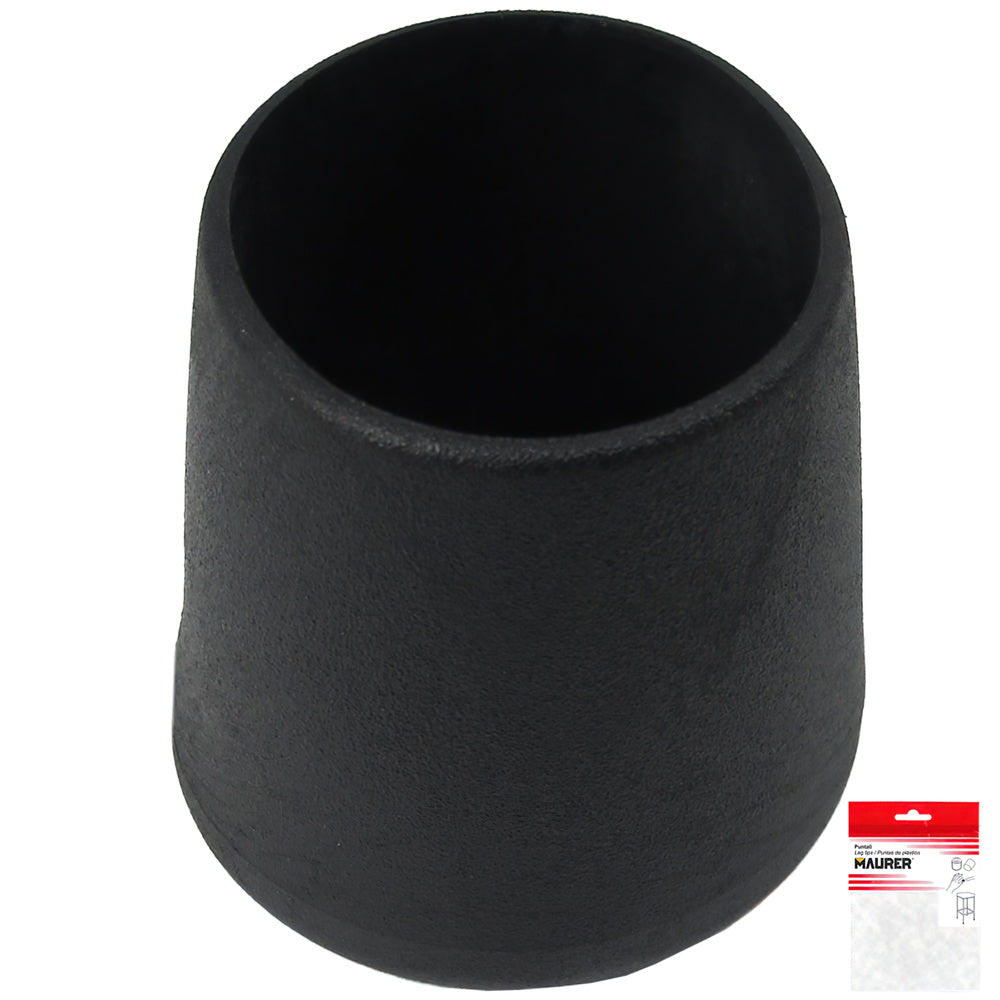 Black conical ferrule 35mm blister 2 pieces.