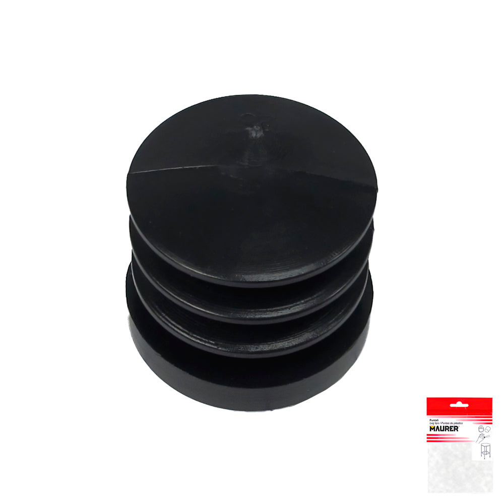 Black round inner ferrule 26mm blister 4 pieces.