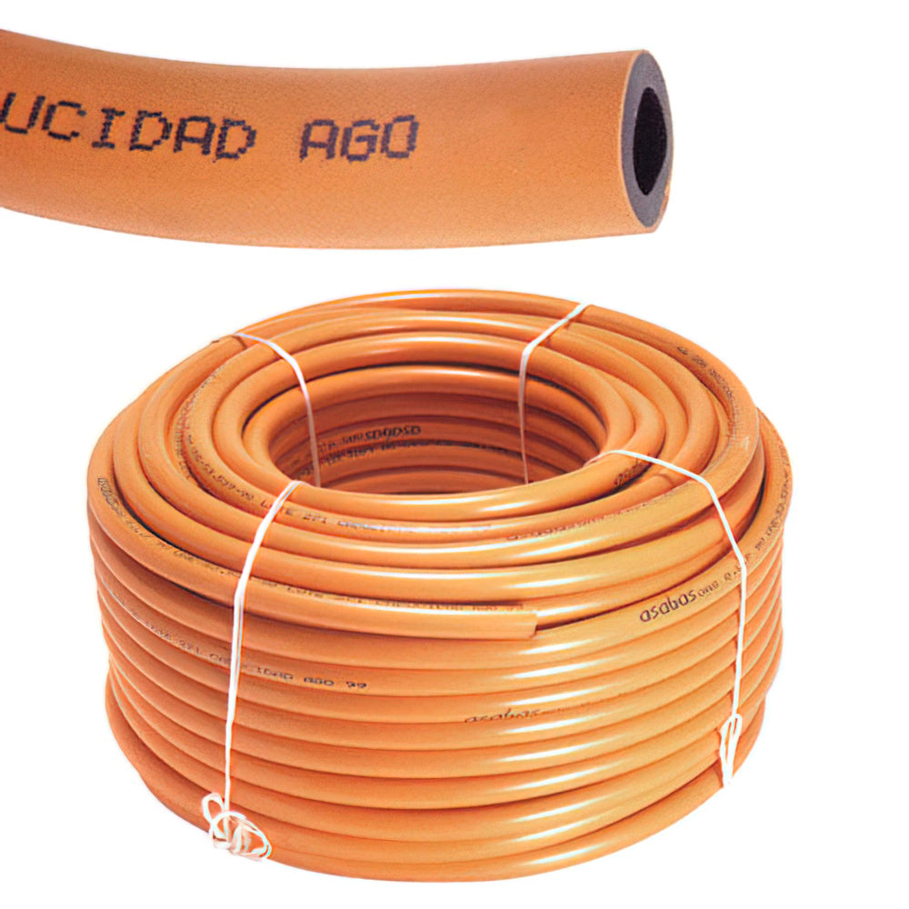 Tubo butano color naranja  9x15  rollo 60 metros