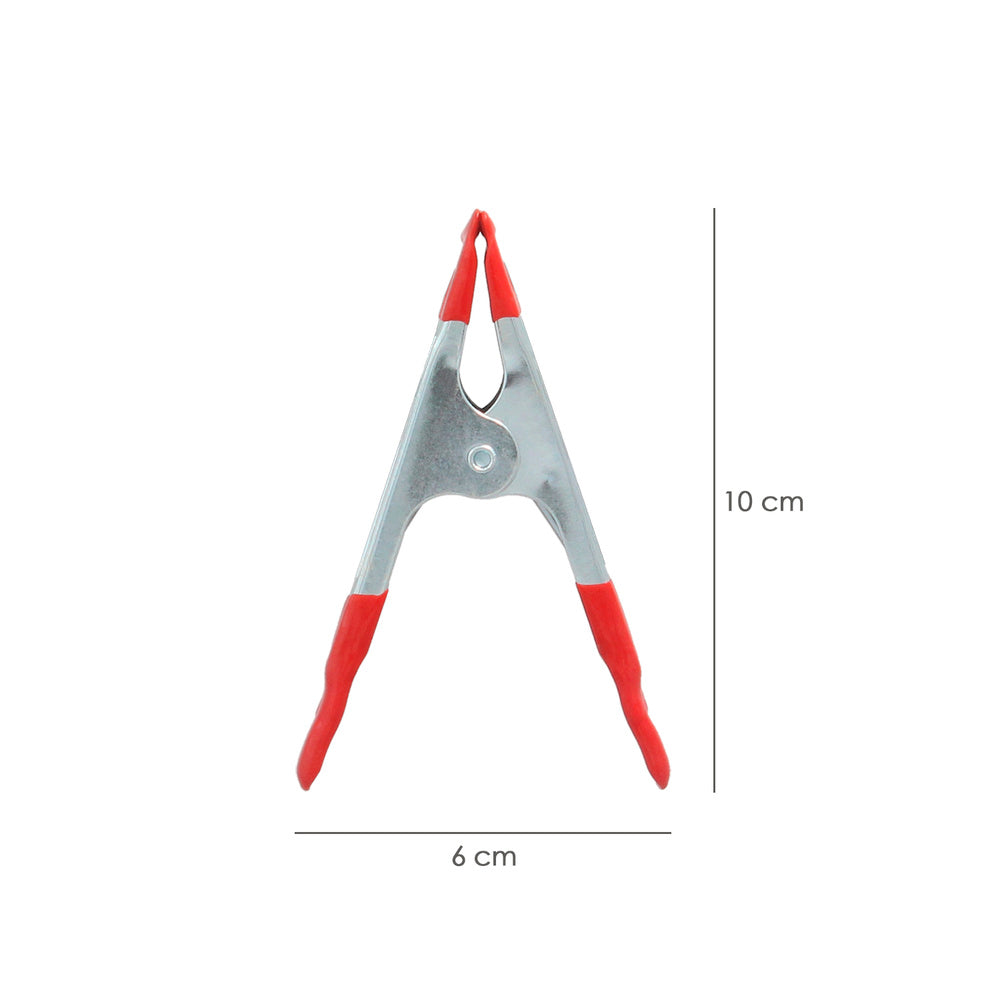 Pinza sujeción de acero 100mm