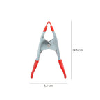 Pinza sujeción de acero 150mm