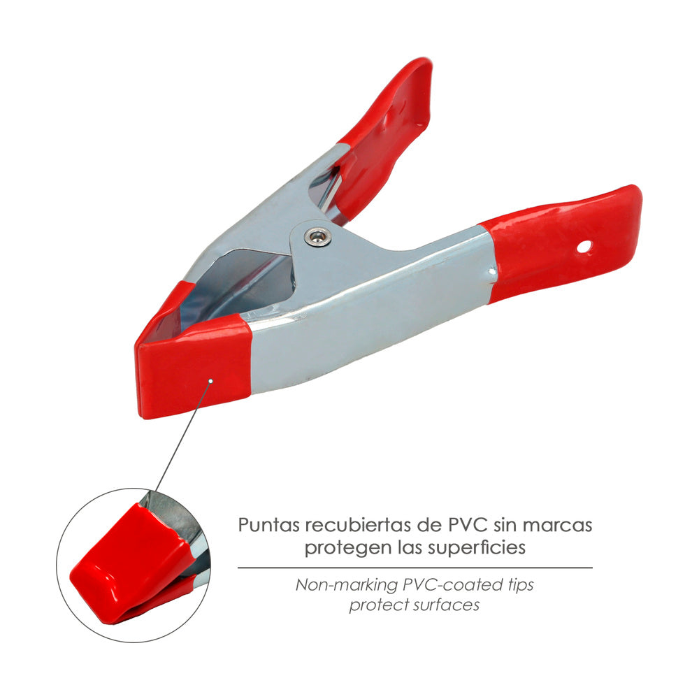 Pinza sujeción de acero 150mm