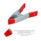 Pinza sujeción de acero 150mm