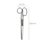 Tijera modista 8,0" / 205 mm. tijera de costura multifunción acero inoxidable ideal para cortar todo tipo de telas, manualidades