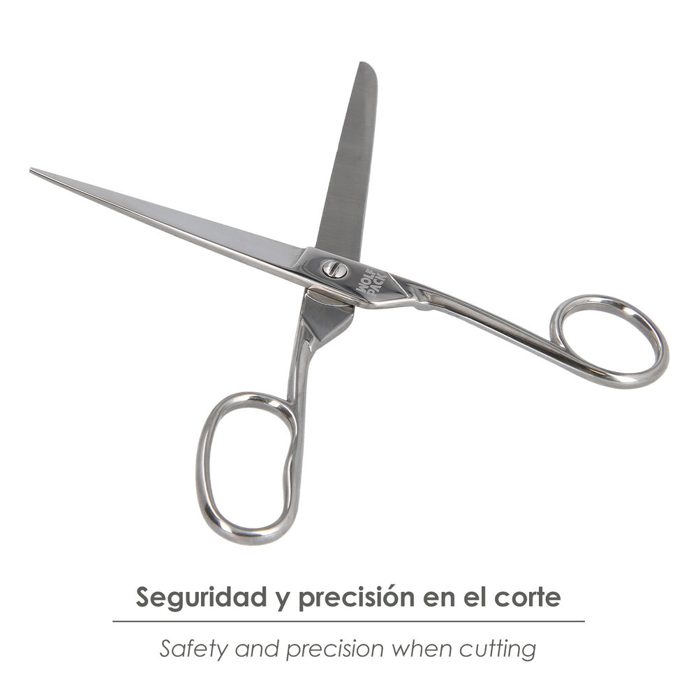 Tijera modista 8,0" / 205 mm. tijera de costura multifunción acero inoxidable ideal para cortar todo tipo de telas, manualidades