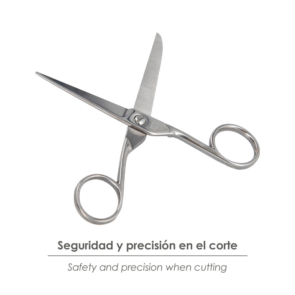 Tijera costura 5,0" / 125 mm. tijera de costura multifunción acero inoxidable ideal para cortar todo tipo de telas, manualidades