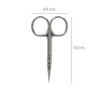 Tijeras manicura curva 3,5" / 100 mm.