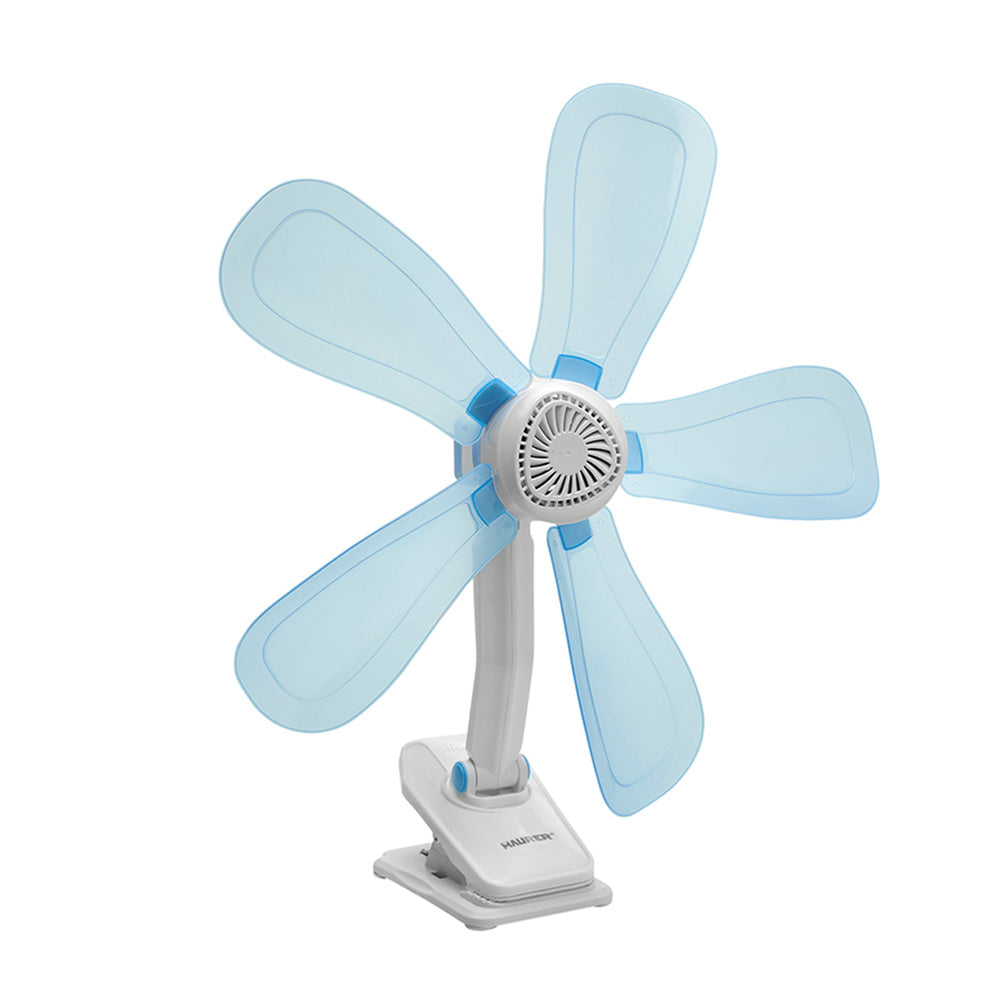 Ventilador con clip ø 43 cm. Ideal para hogar, oficina, camping, ventilador mesa portátil