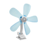 Ventilador con clip ø 43 cm. Ideal para hogar, oficina, camping, ventilador mesa portátil