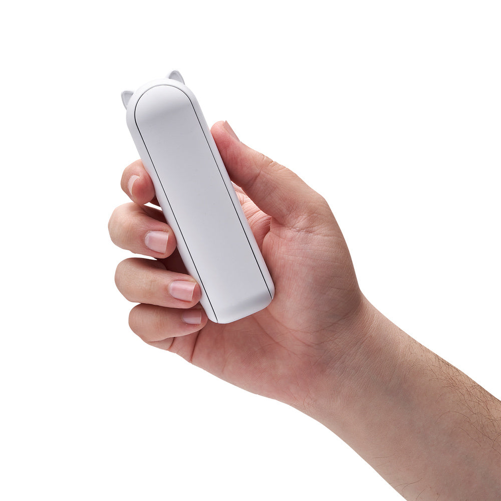 Mini ventilador plegable recargable a batería. 3 velocidades función powerbank
