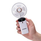 Mini ventilador plegable recargable a batería. 5 velocidades