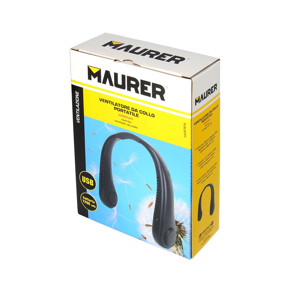 Ventilador de cuello recargable batería