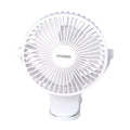 Ventilador con clip sobremesa ø 15 cm. Recargable