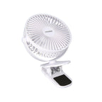 Ventilador con clip sobremesa ø 15 cm. Recargable