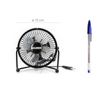 Ventilador sobremesa ø 10 cm funcionamiento usb
