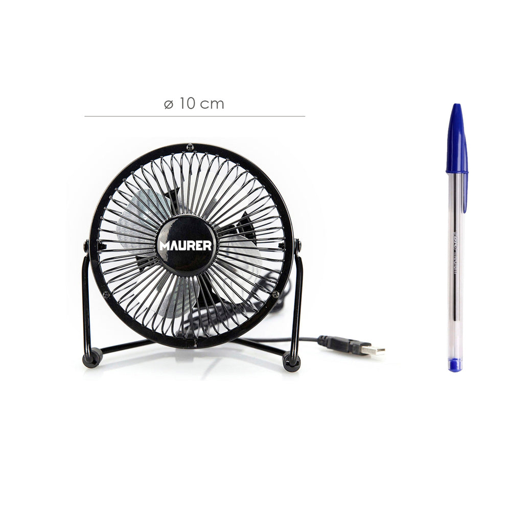 Desk fan ø 10 cm USB powered