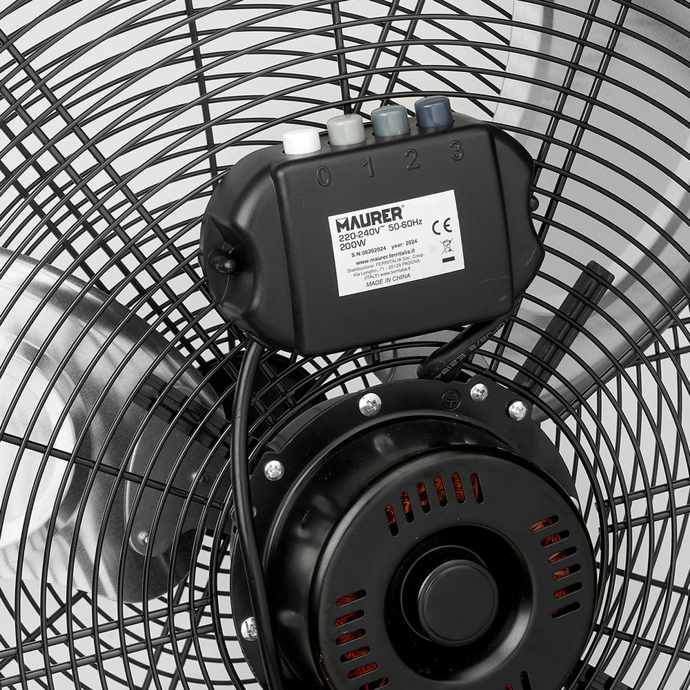 Ventilador industrial suelo ø 75 cm. Con ruedas