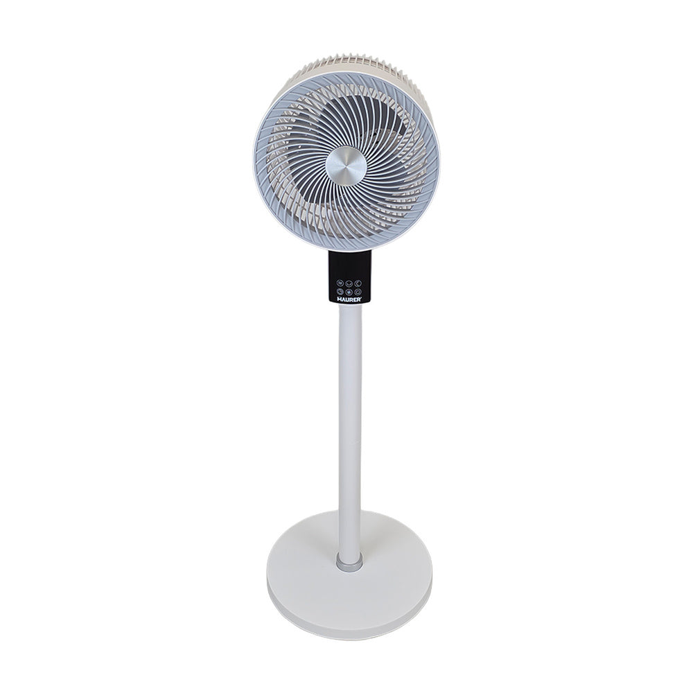 Ventilador pie 40 watt. 3 velocidades ø 25 cm. Con mando