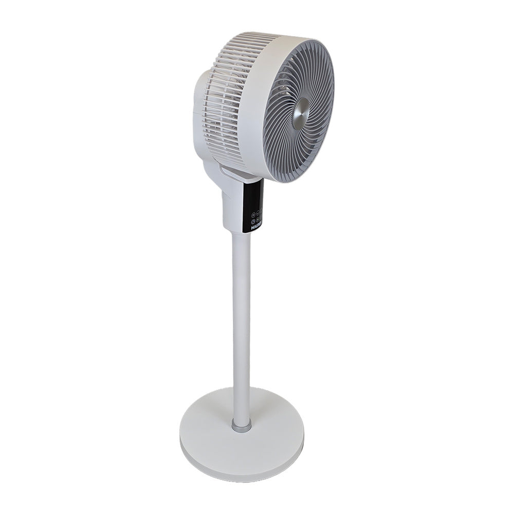 Ventilador pie 40 watt. 3 velocidades ø 25 cm. Con mando