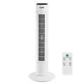 Ventilador maurer torre 73 cm 3 velocidades. Función oscilante. Con temporizador y mando a distancia.