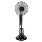 Ventilador nebulizador, 3 aspas de gran tamaño ø 40 cm motor cobre 75 watt. Temporizador, mando a distancia ventilador con agua