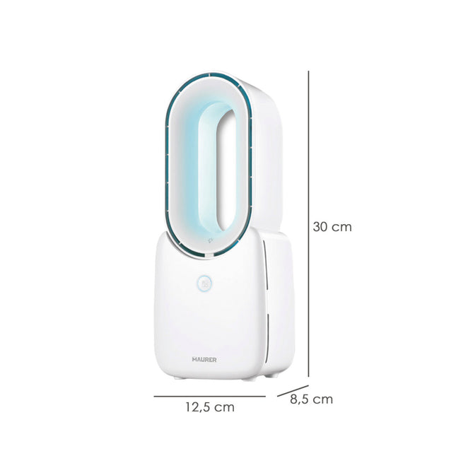 Ventilador sobremesa batería sin palas