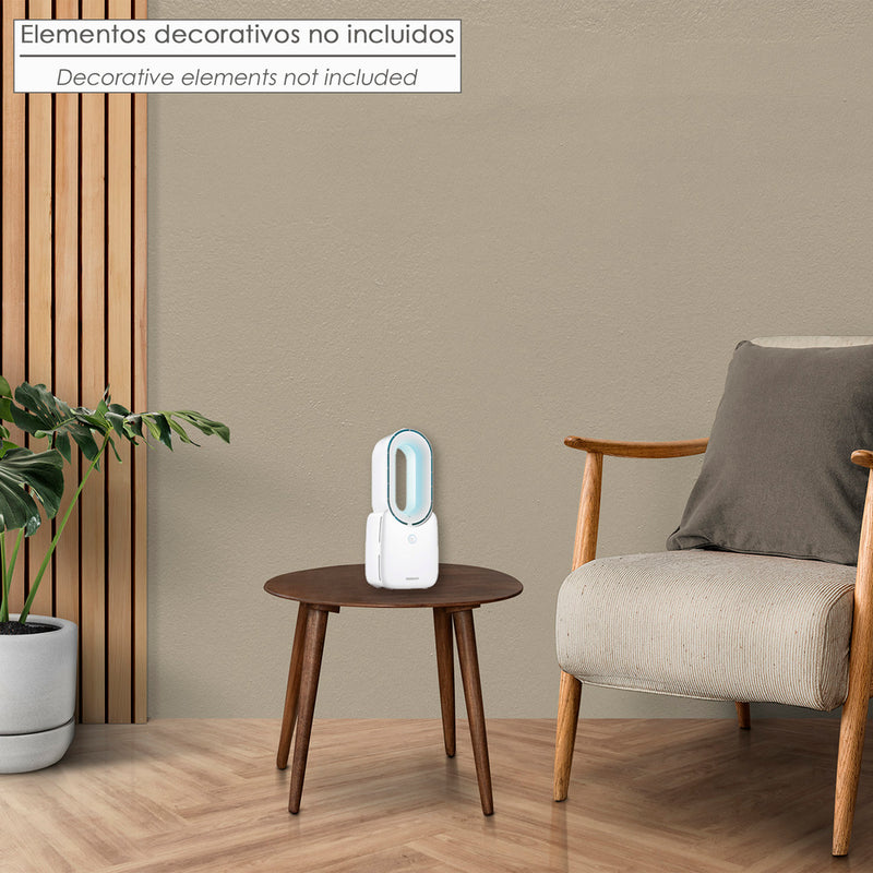 Ventilador sobremesa batería sin palas