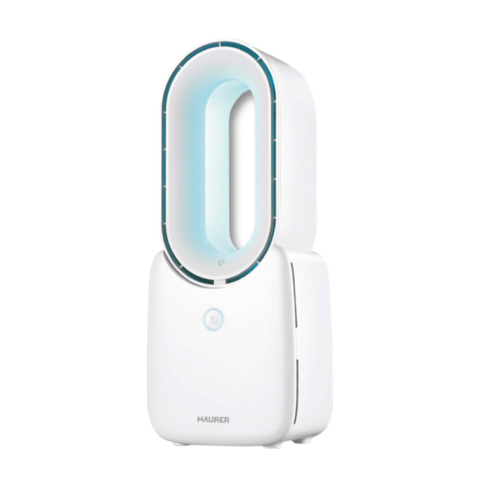 Bladeless desktop fan with battery