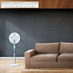 Ventilador suelo silencioso con mando. Ø 43 cm altura 140cm 55 watt. 55 watt. Ventilador programable. Ventilador oscilante.