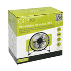 Ventilador sobremesa 10 cm 2,5 watt USB.