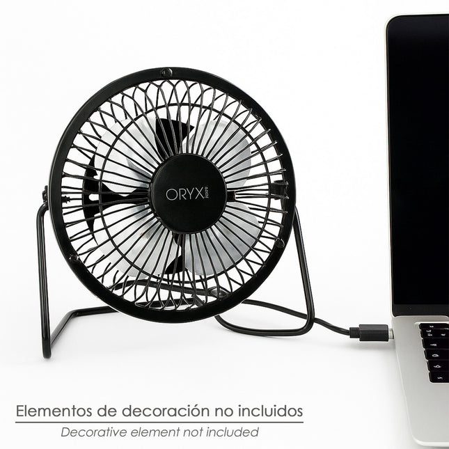Ventilador sobremesa 10 cm. 2,5 watt USB