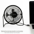 Ventilador sobremesa 10 cm 2,5 watt USB.