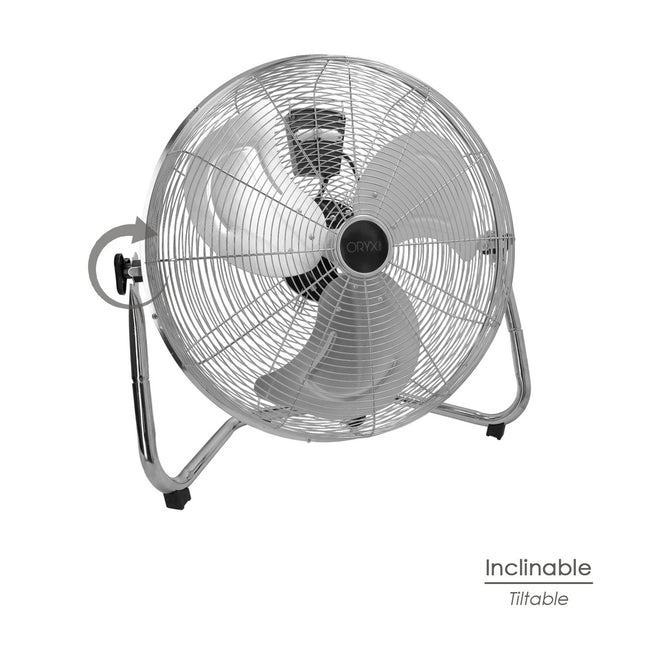Ventilador suelo cromado 120 watt ø50 cm