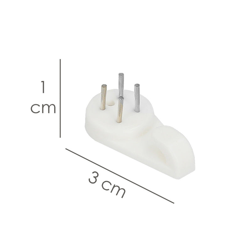 Cuelga cuadros gancho pequeño (blíster 4 unidades) clavar