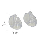 Cabide Oryx transparente grande (blister 2 unidades) adesivo