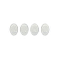 Small transparent oryx hanger (blister pack of 4) adhesive
