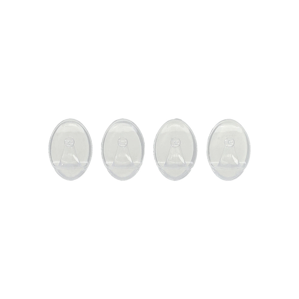 Small transparent oryx hanger (blister pack of 4) adhesive