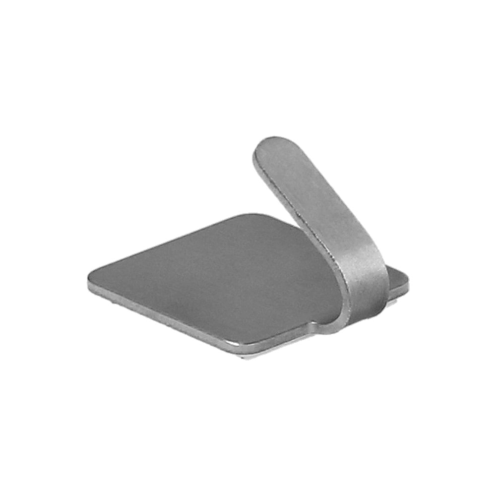 Oryx small stainless steel adhesive hook (blister pack of 4)