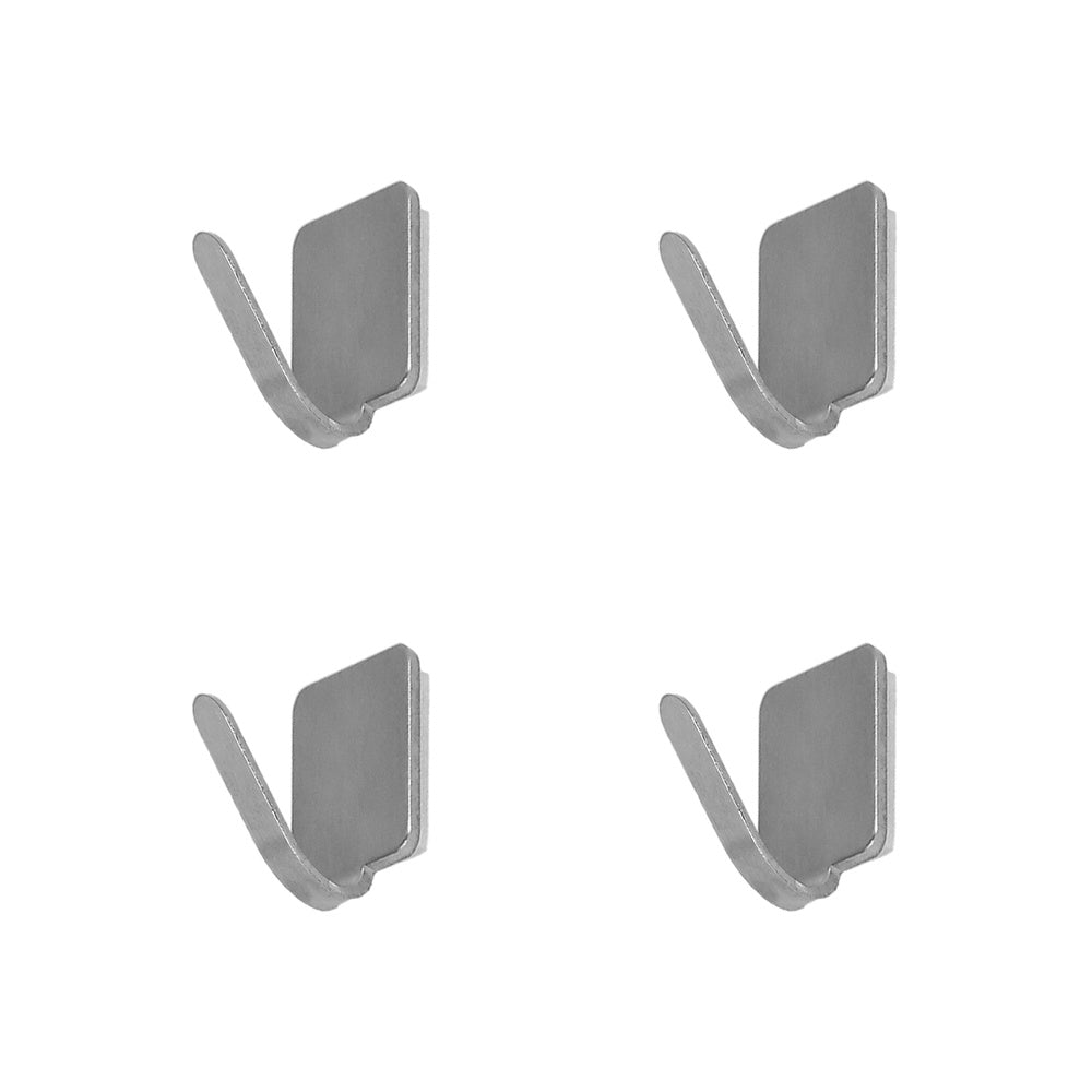 Colgador oryx inoxidable pequeño (blíster 4 unidades) adhesivo