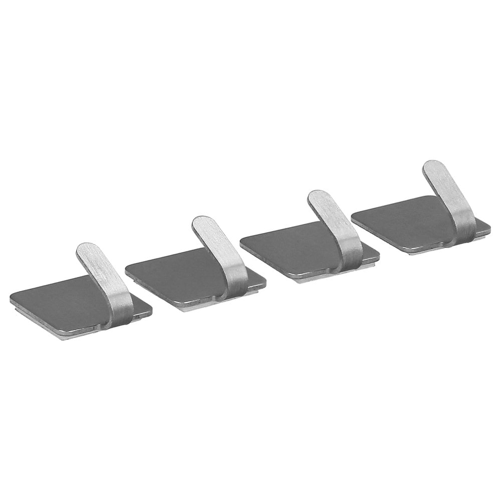 Colgador oryx inoxidable pequeño (blíster 4 unidades) adhesivo