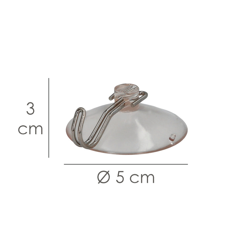 Oryx suction cup hook 50 mm (blister 2 units)