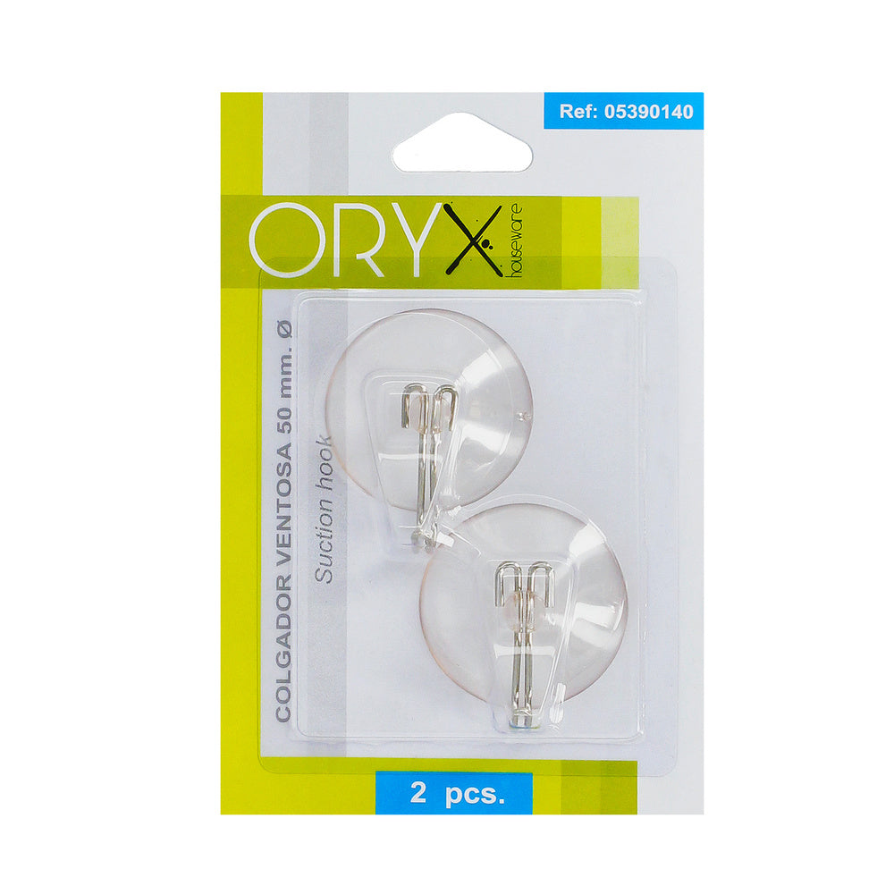 Oryx suction cup hook 50 mm (blister 2 units)